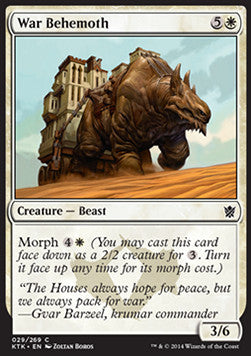 War Behemoth⁣ - Khans of Tarkir⁣ (Common)⁣ [29]
