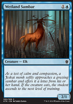 Wetland Sambar⁣ - Khans of Tarkir⁣ (Common)⁣ [62]