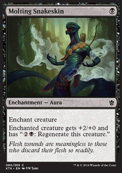 Molting Snakeskin⁣ - Khans of Tarkir⁣ (Common)⁣ [80]