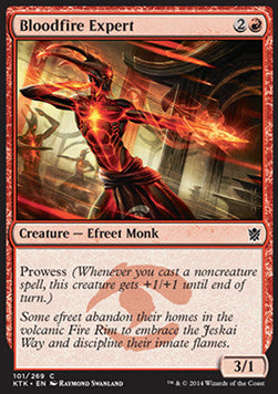 Bloodfire Expert - Khans of Tarkir (Common) [KTK-101]