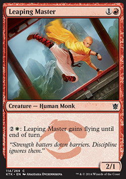 Leaping Master⁣ - Khans of Tarkir⁣ (Common)⁣ [114]