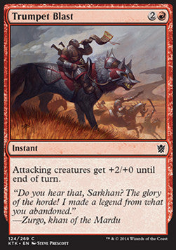 Trumpet Blast⁣ - Khans of Tarkir⁣ (Common)⁣ [124]