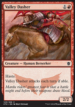 Valley Dasher⁣ - Khans of Tarkir⁣ (Common)⁣ [125]
