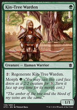 Kin-Tree Warden⁣ - Khans of Tarkir⁣ (Common)⁣ [139]
