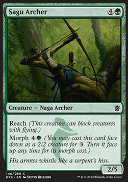 Sagu Archer⁣ - Khans of Tarkir⁣ (Common)⁣ [146]