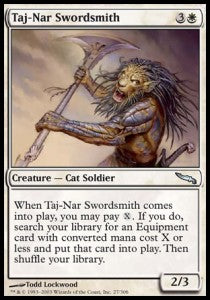 Taj-Nar Swordsmith⁣ - Mirrodin⁣ (Uncommon)⁣ [27]