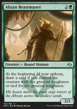 Abzan Beastmaster⁣ - Fate Reforged⁣ (Uncommon)⁣ [119]