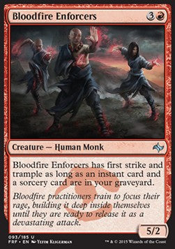 Bloodfire Enforcers⁣ - Fate Reforged⁣ (Uncommon)⁣ [93]