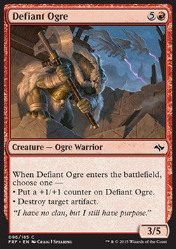 Defiant Ogre⁣ - Fate Reforged⁣ (Common)⁣ [96]