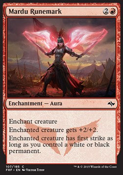 Mardu Runemark⁣ - Fate Reforged⁣ (Common)⁣ [107]