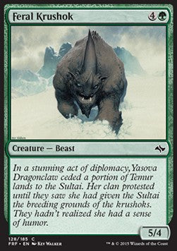 Feral Krushok⁣ - Fate Reforged⁣ (Common)⁣ [128]