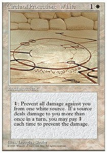 Circle of Protection: White⁣ - Fourth Edition: Alternate⁣ (Common)