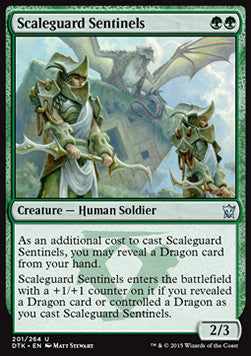 Scaleguard Sentinels⁣ - Dragons of Tarkir⁣ (Uncommon)⁣ [201]