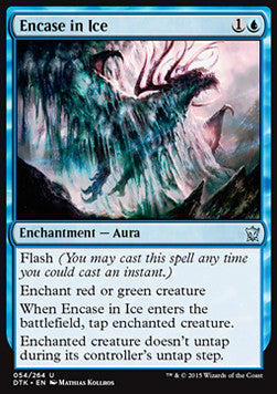 Encase in Ice⁣ - Dragons of Tarkir⁣ (Uncommon)⁣ [54]
