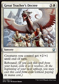 Great Teacher's Decree - Dragons of Tarkir (Uncommon) [DTK-21]