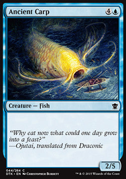 Ancient Carp⁣ - Dragons of Tarkir⁣ (Common)⁣ [44]
