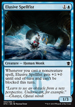 Elusive Spellfist⁣ - Dragons of Tarkir⁣ (Common)⁣ [53]