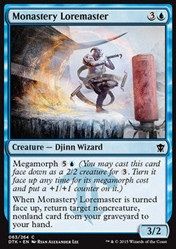 Monastery Loremaster⁣ - Dragons of Tarkir⁣ (Common)⁣ [63]