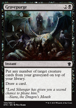 Gravepurge - Dragons of Tarkir (Common) [DTK-104]