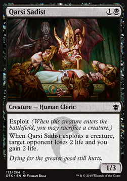 Qarsi Sadist⁣ - Dragons of Tarkir⁣ (Common)⁣ [113]