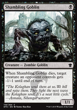 Shambling Goblin⁣ - Dragons of Tarkir⁣ (Common)⁣ [118]