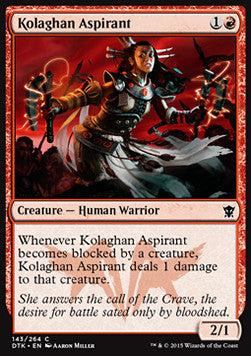 Kolaghan Aspirant - Dragons of Tarkir (Common) [DTK-143]