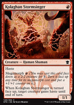 Kolaghan Stormsinger⁣ - Dragons of Tarkir⁣ (Common)⁣ [145]