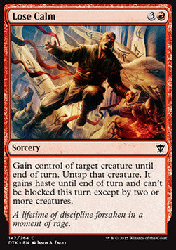 Lose Calm⁣ - Dragons of Tarkir⁣ (Common)⁣ [147]