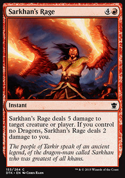 Sarkhan's Rage⁣ - Dragons of Tarkir⁣ (Common)⁣ [153]