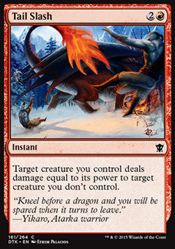 Tail Slash⁣ - Dragons of Tarkir⁣ (Common)⁣ [161]