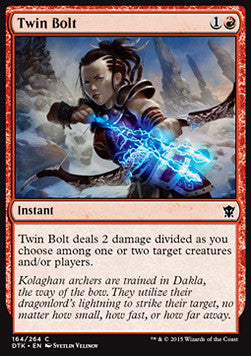 Twin Bolt⁣ - Dragons of Tarkir⁣ (Common)⁣ [164]