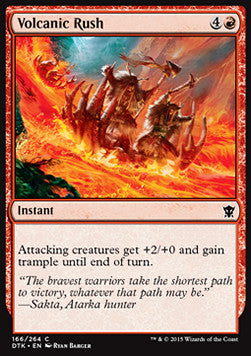 Volcanic Rush - Dragons of Tarkir (Common) [DTK-166]