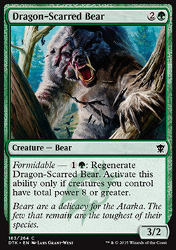Dragon-Scarred Bear⁣ - Dragons of Tarkir⁣ (Common)⁣ [183]