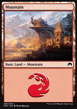 Mountain (V.1)⁣ - Magic Origins⁣ (Land)⁣ [265]