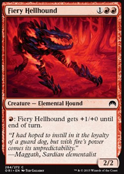Fiery Hellhound⁣ - Magic Origins⁣ (Common)⁣ [284]