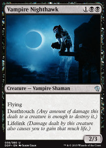 Vampire Nighthawk - Duel Decks: Zendikar vs. Eldrazi (Uncommon) [DDP-58]
