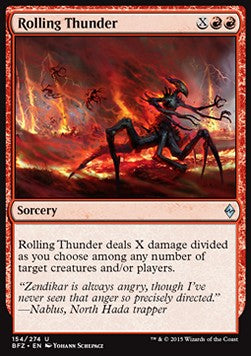 Rolling Thunder⁣ - Battle for Zendikar⁣ (Uncommon)⁣ [154]