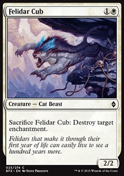 Felidar Cub - Battle for Zendikar (Common) [BFZ-25]