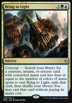 Bring to Light⁣ - Battle for Zendikar⁣ (Rare)⁣ [209]