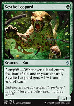 Scythe Leopard⁣ - Battle for Zendikar⁣ (Uncommon)⁣ [188]