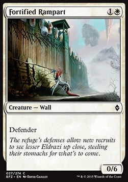 Fortified Rampart⁣ - Battle for Zendikar⁣ (Common)⁣ [27]