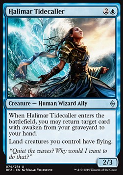 Halimar Tidecaller⁣ - Battle for Zendikar⁣ (Uncommon)⁣ [79]