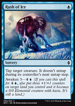 Rush of Ice⁣ - Battle for Zendikar⁣ (Common)⁣ [84]