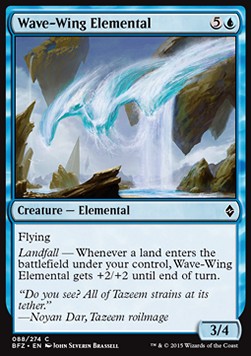 Wave-Wing Elemental⁣ - Battle for Zendikar⁣ (Common)⁣ [88]