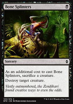 Bone Splinters⁣ - Battle for Zendikar⁣ (Common)⁣ [105]