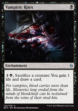 Vampiric Rites⁣ - Battle for Zendikar⁣ (Uncommon)⁣ [124]