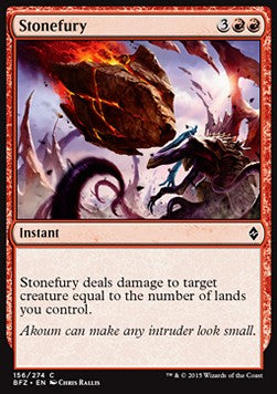 Stonefury⁣ - Battle for Zendikar⁣ (Common)⁣ [156]