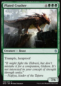 Plated Crusher⁣ - Battle for Zendikar⁣ (Uncommon)⁣ [183]