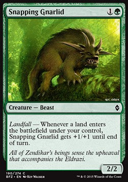 Snapping Gnarlid⁣ - Battle for Zendikar⁣ (Common)⁣ [190]