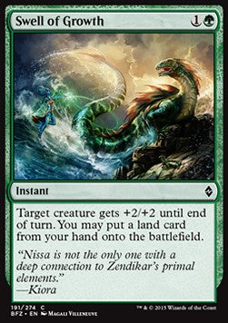 Swell of Growth⁣ - Battle for Zendikar⁣ (Common)⁣ [191]